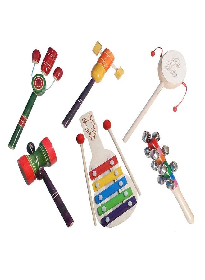Little Mind Eco Freiedly Wooden Rattle Set for Kids 3 Month + - Image 1